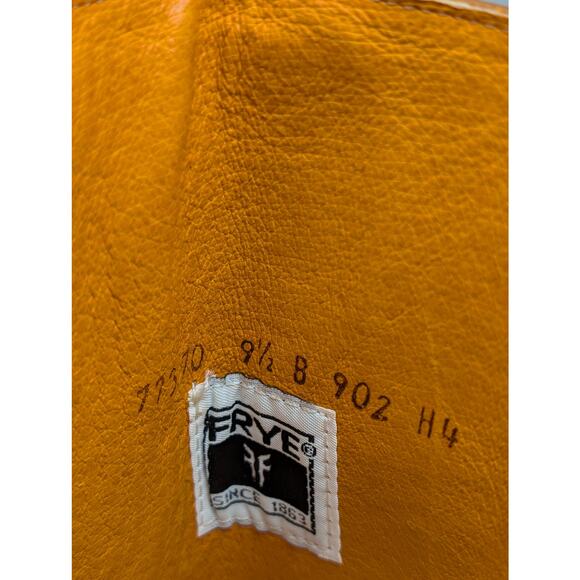 Frye Vintage Campus Horse Stitch Boots Brown Size 9.5 - Picture 4 of 8